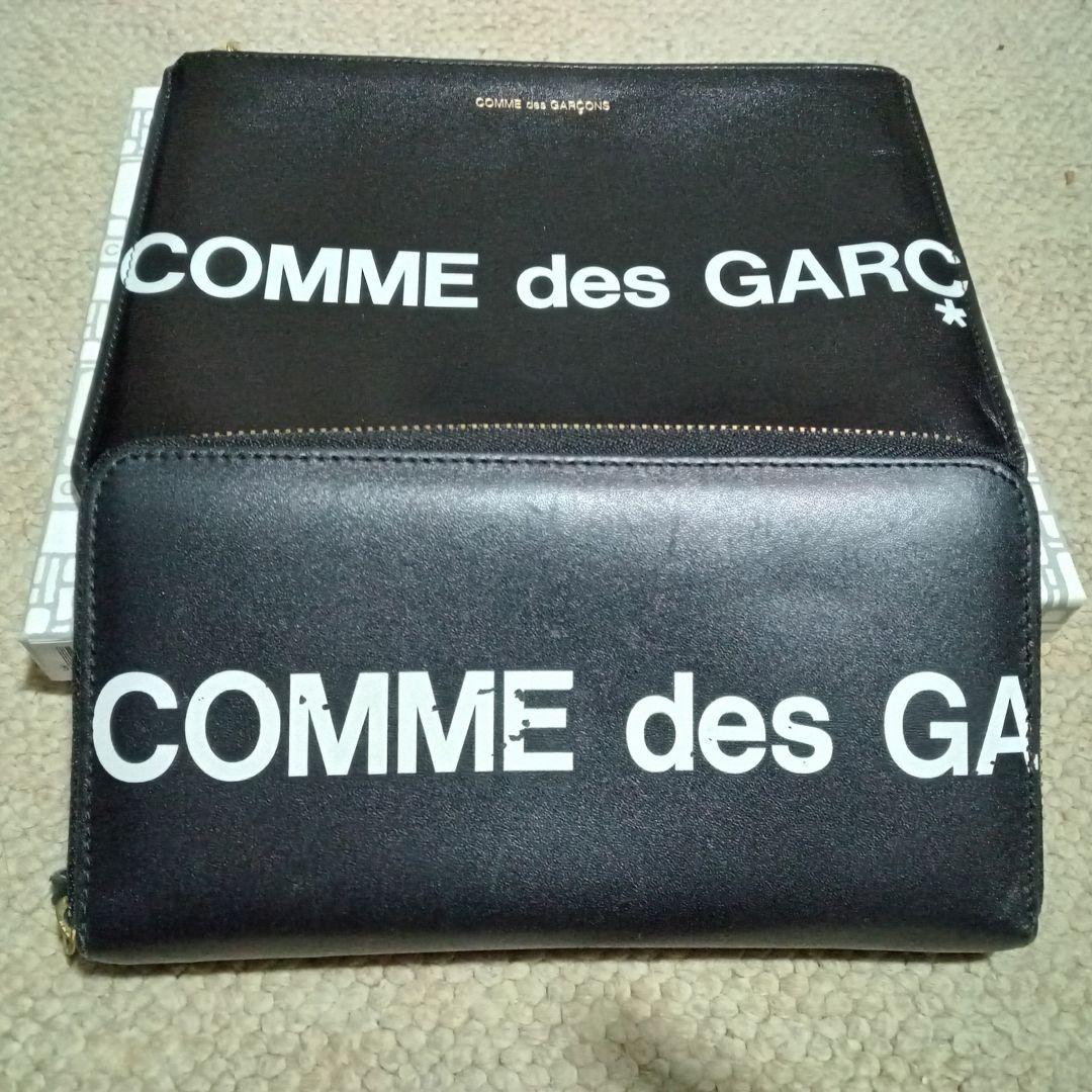 COMME des GARCONS HUGE LOGO レザー 長財布