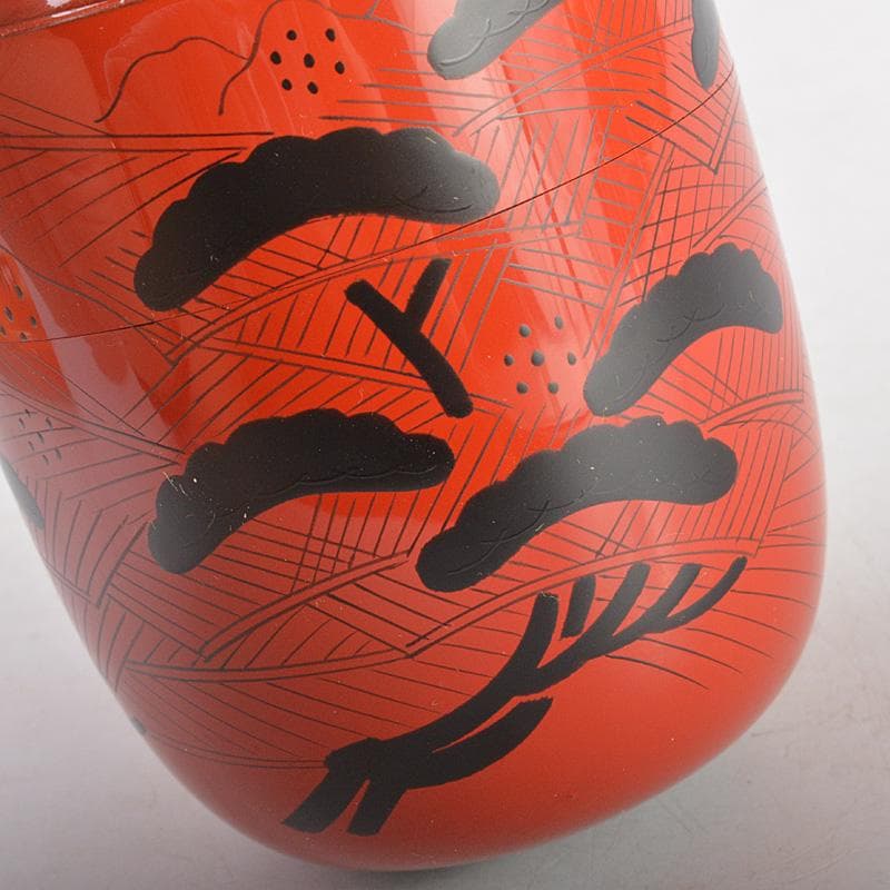 茶道具 井筒寛斎造 玄々斎好 鶴に山水図 曙棗 共箱 V R5267 - メルカリ