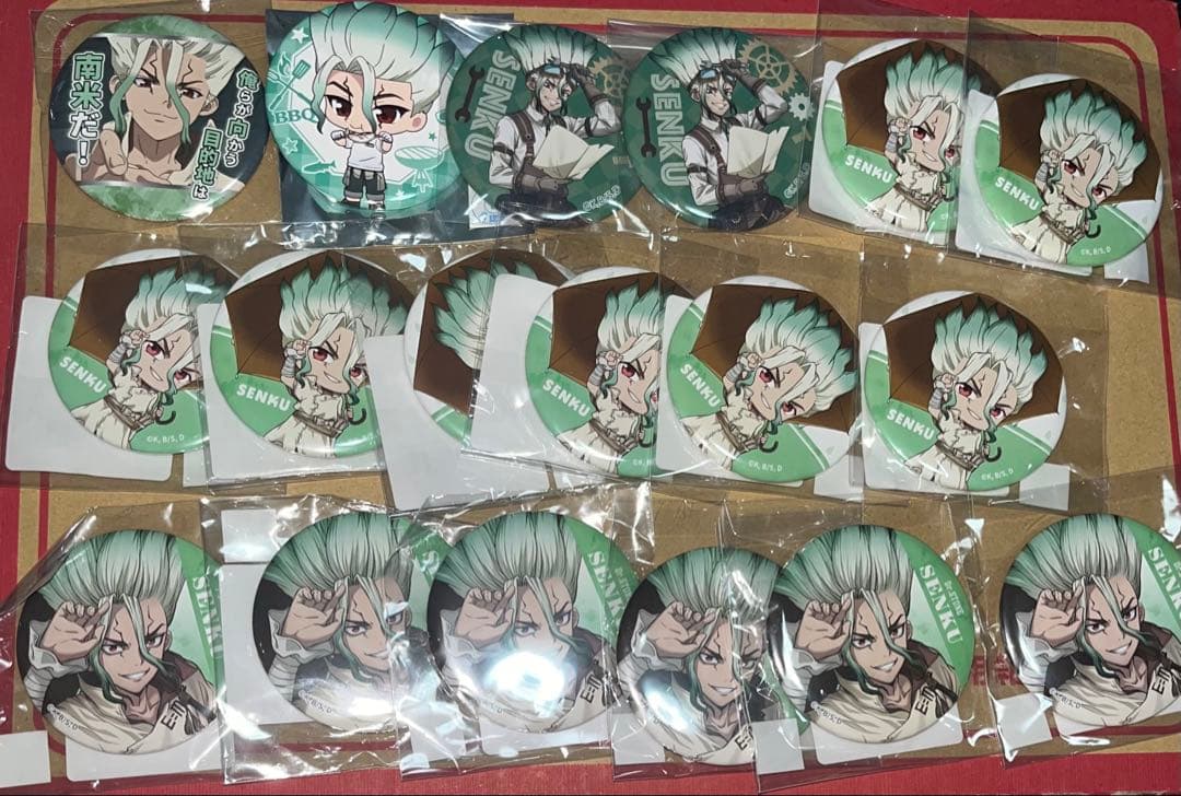 Dr.STONE 石神 千空 缶バッジ