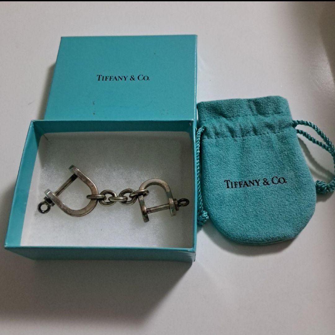 ヴィンテージ TIFFANY ティファニー ダブル シャックル キーリング