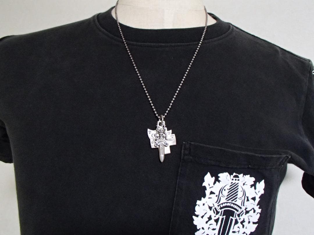 週末特別価格　チェーン Chrome Hearts トップシルバー