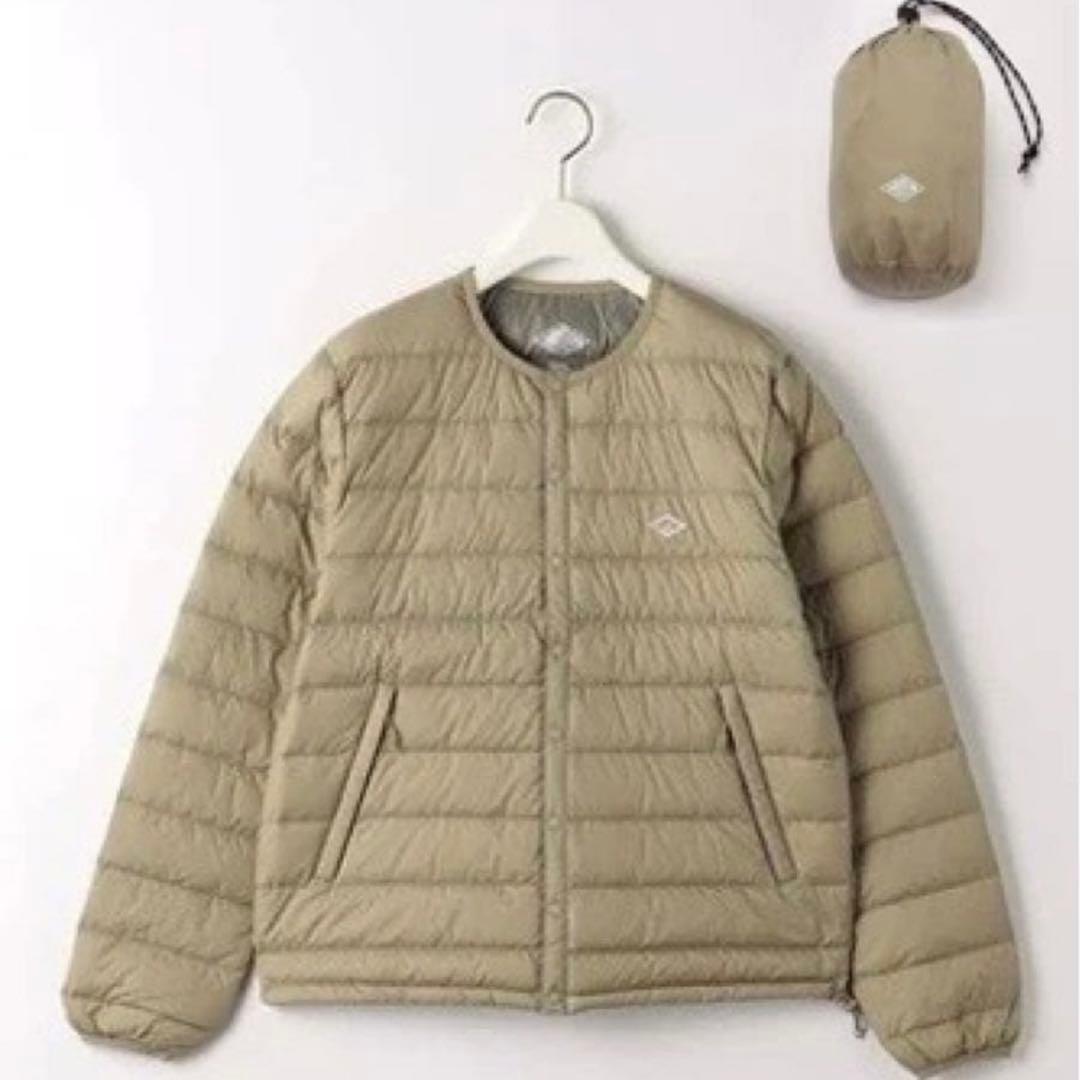 ダントン インナーダウンジャケット サンドベージュ S 36