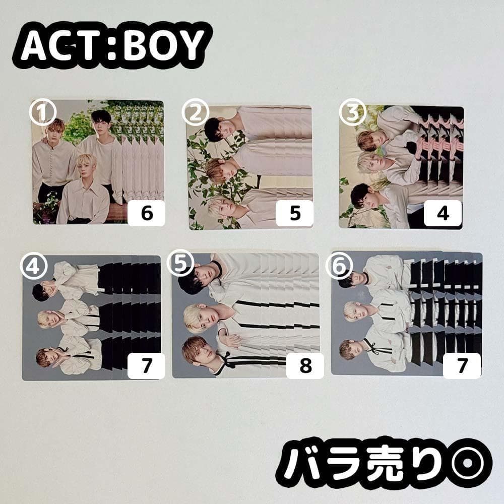 TXT ACT:BOY ミニフォト ユニット 1 トレカ