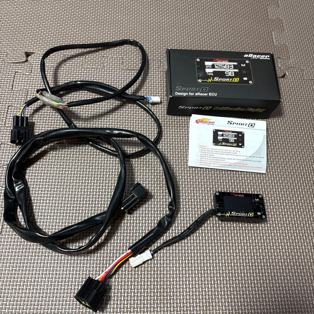 aRacer【SportD】コンパクト多機能メーター➕ コネクター延長