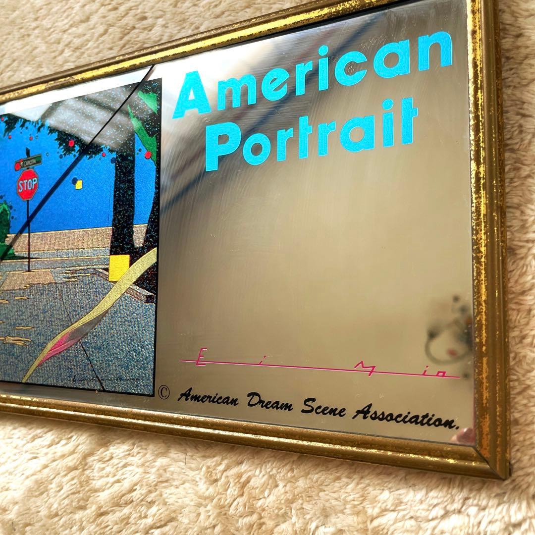 当時モノ 希少】EIZIN SUZUKI 鈴木英人 インテリア ミラー - メルカリ