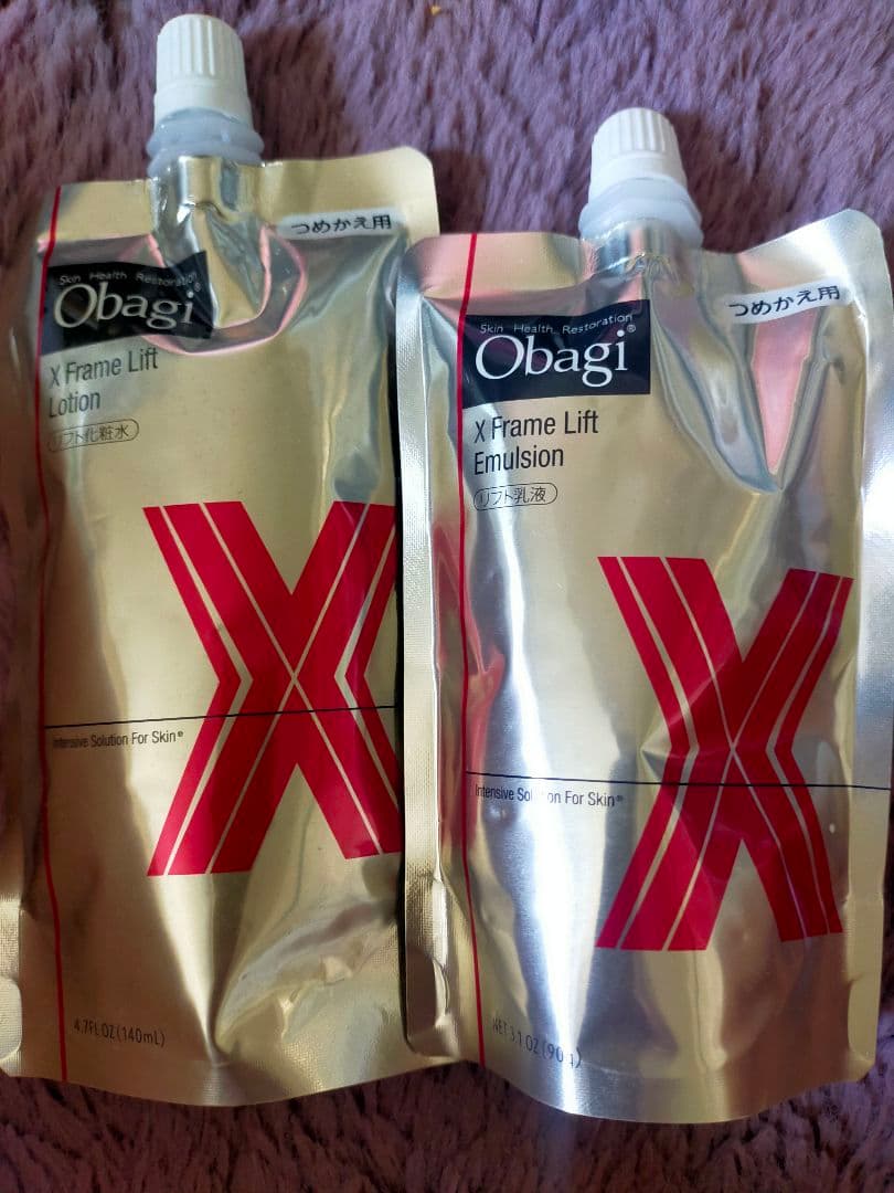 オバジXフレームリフトローションエマルジョン詰め替え オバジX フレームリフトエマルジョン詰め替え