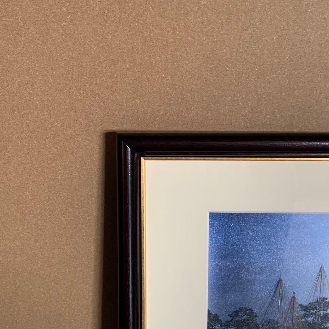 【新品・未使用】DUFEX 英国製 エッチングアート 冬の兼六園