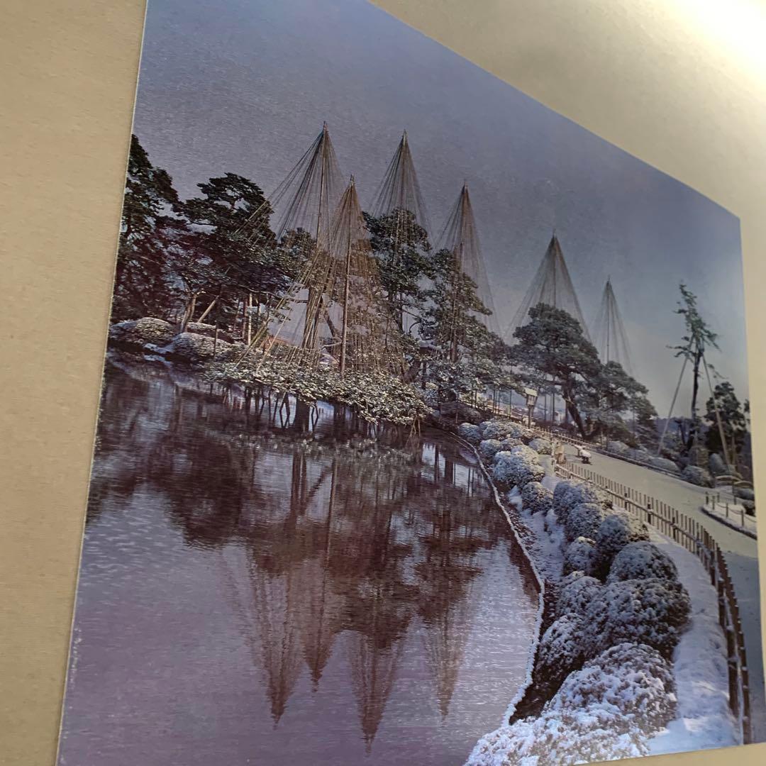 【新品・未使用】DUFEX 英国製 エッチングアート 冬の兼六園