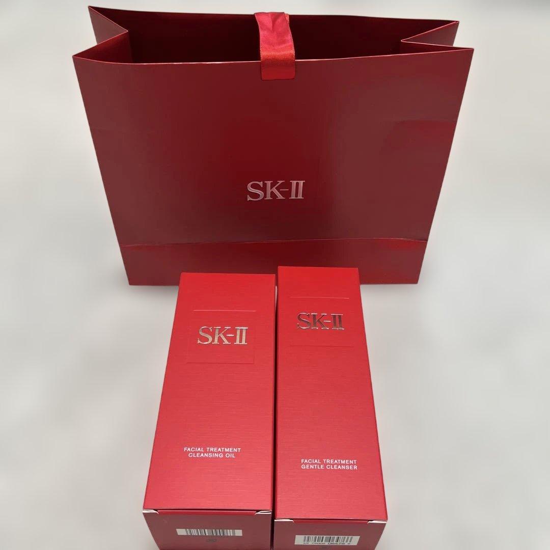 SK-II フェイシャルトリートメントクレンジングオイル と洗顔料2本セット