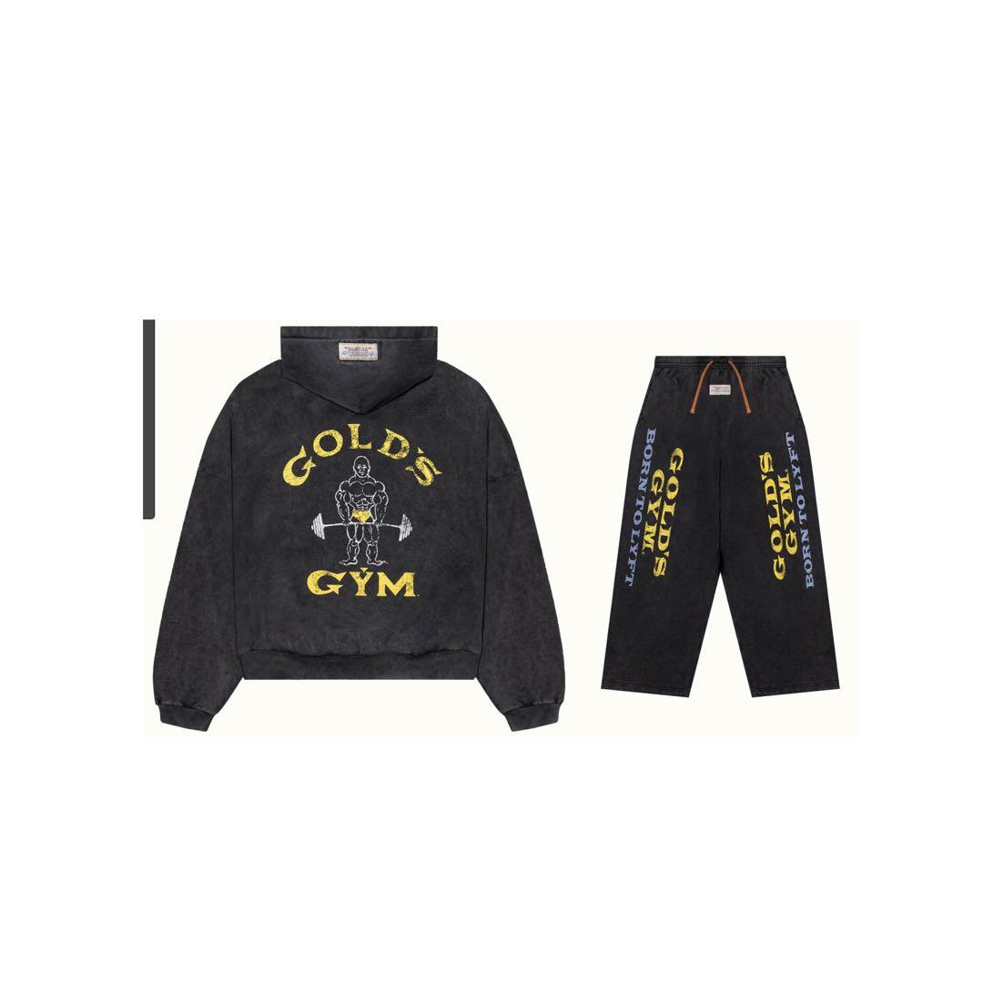 【上下セット】LÝFT×GOLD'S GYM LOGO HOODIE＆PANTS FEB DELIVERY #1 - GOLD'S GYM SPECIAL COLLECTION – LÝFT
