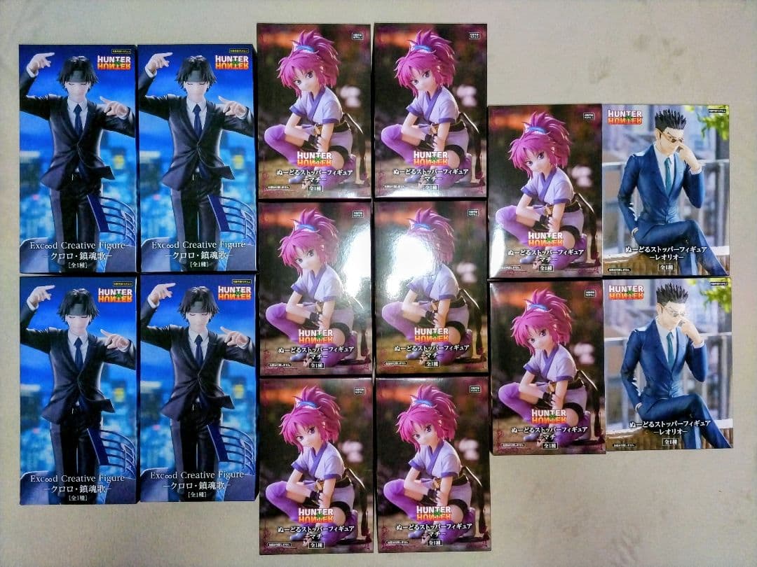 HUNTER×HUNTER フィギュア　マチ　レオリオ　クロロ・鎮魂歌　計１４個