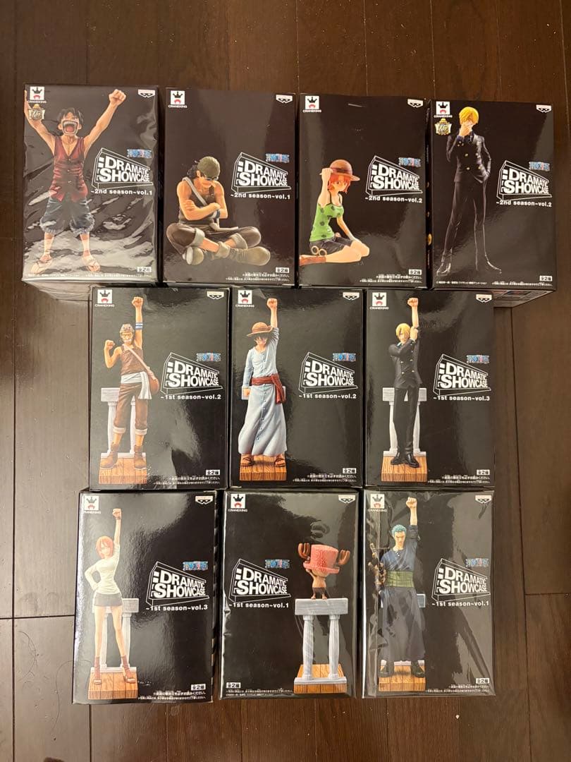 ワンピース DRAMATIC SHOWCASE フィギュア 10体セット
