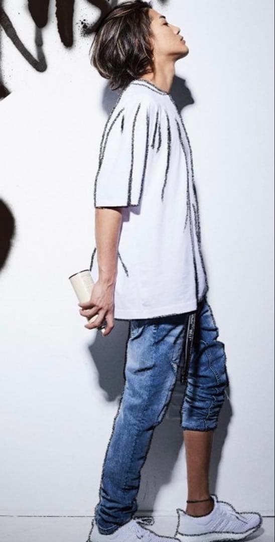 赤西仁着用　オフホワイト　ベルト