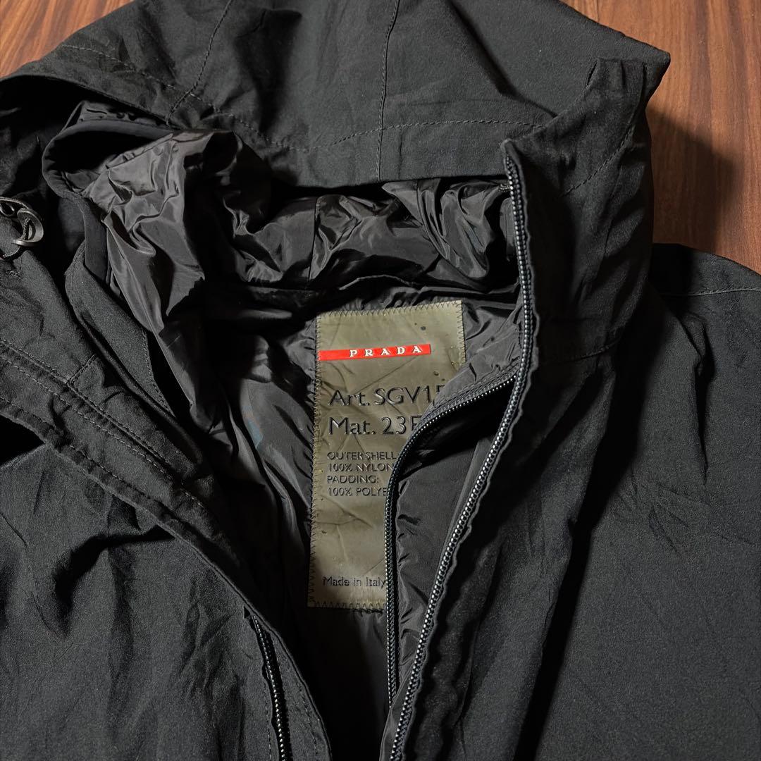PRADA ブラック ナイロンジャケット