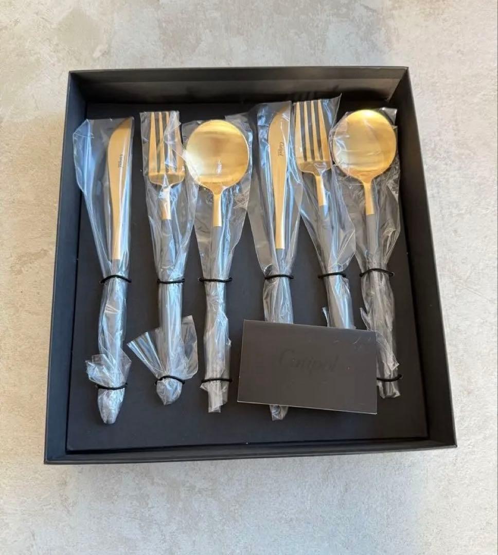 Cutipol GOA Goldカトラリーセット　6点