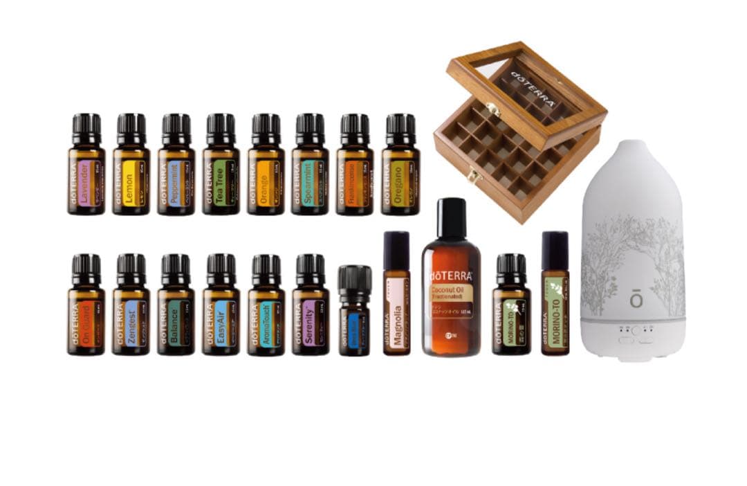 doTERRAドテラ森の音デラックス登録キット セット・オイル家庭医学事典