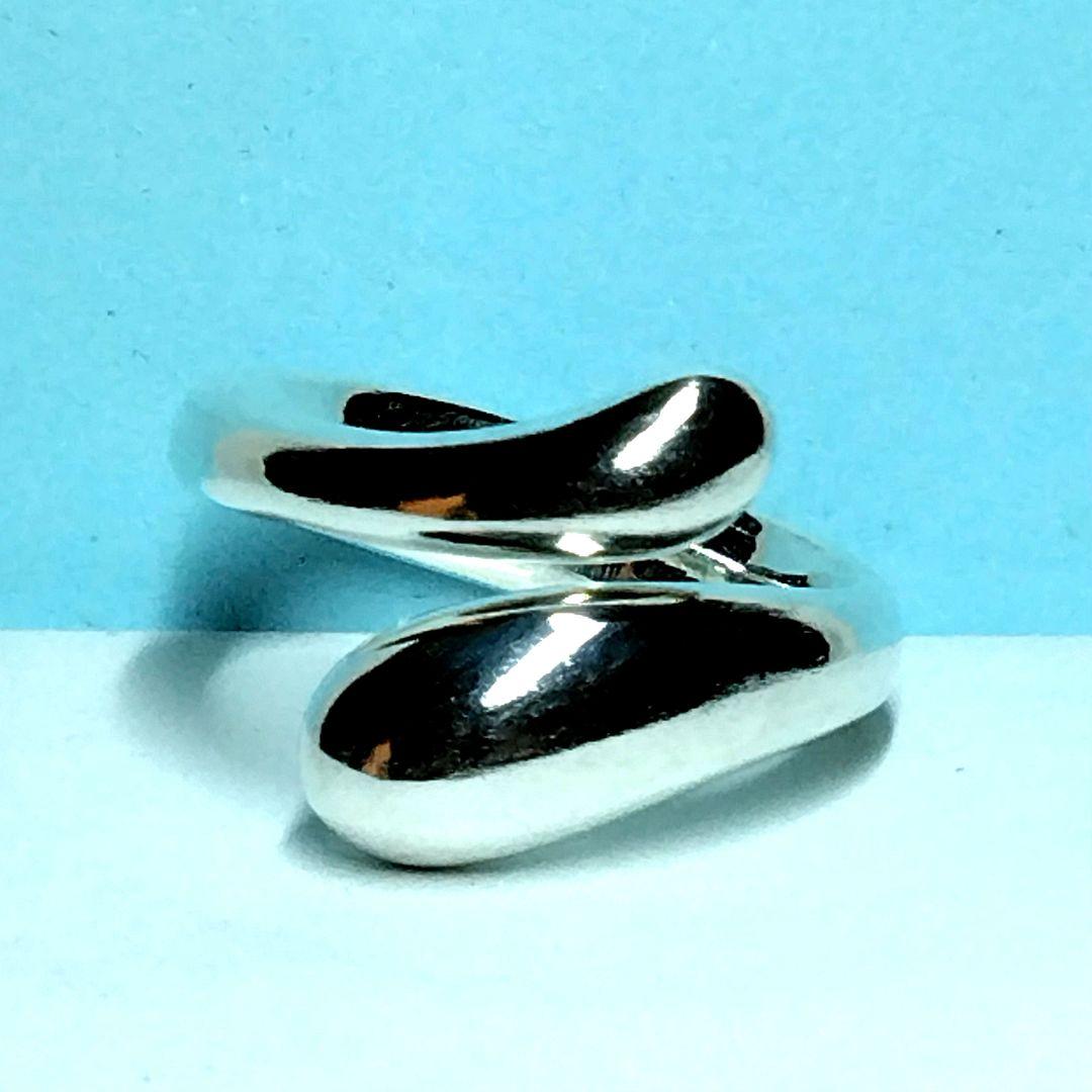 ティファニーティアドロップリング 15.5号　新品仕上げ　無傷未使用に近い TIFFANY&Co.（ティファニー） 9号 リング・指輪 フリーフォーム ティア