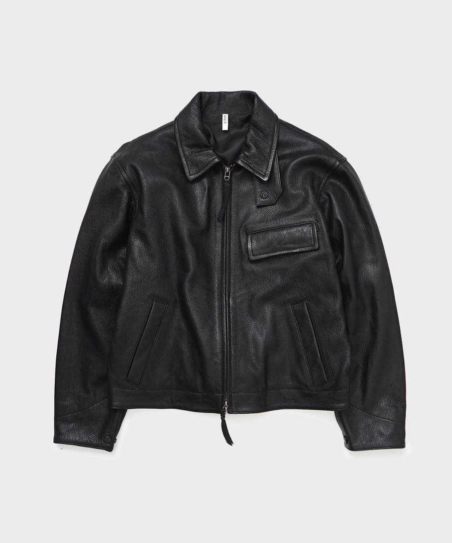 CCU レザーブルゾン CONZ別注 サイズ0