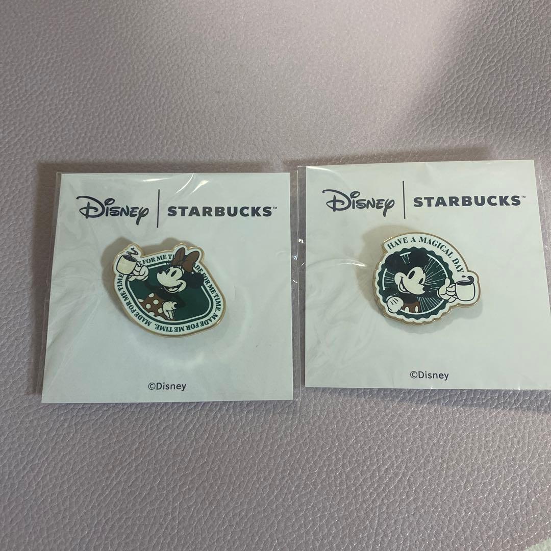 Starbucks ディズニーピンバッジ - メルカリ
