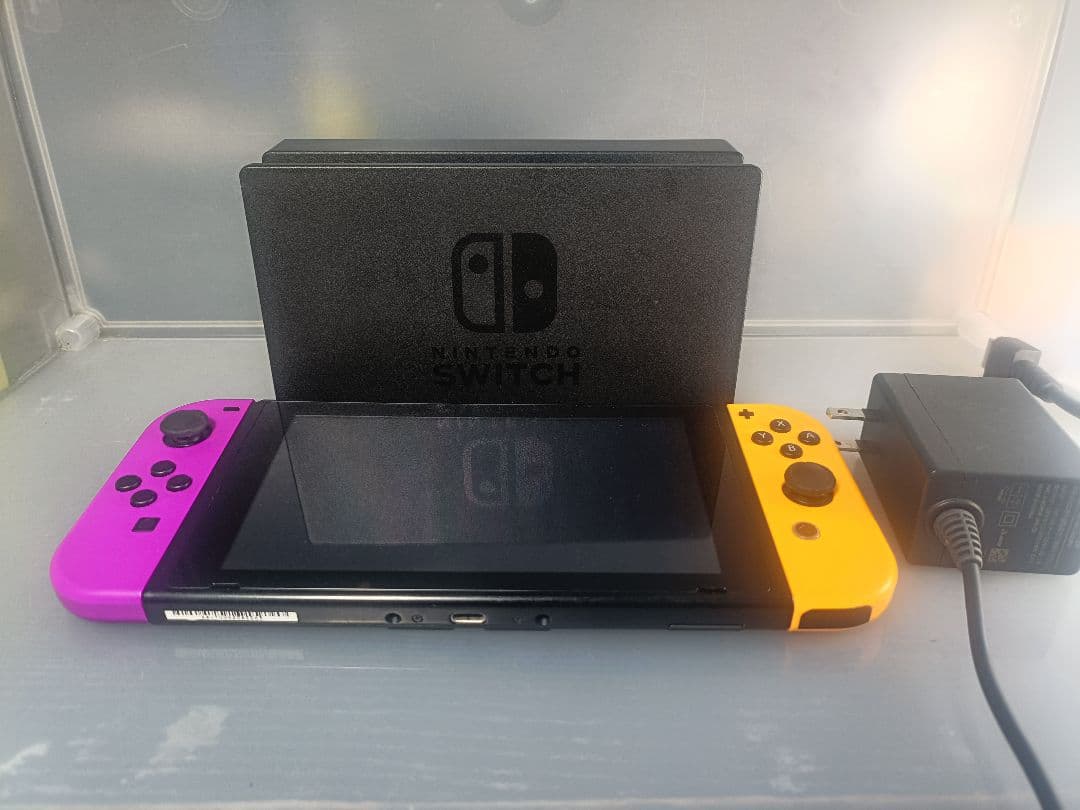 Nintendo Switch ニンテンドースイッチ　本体　黄　紫　箱無し