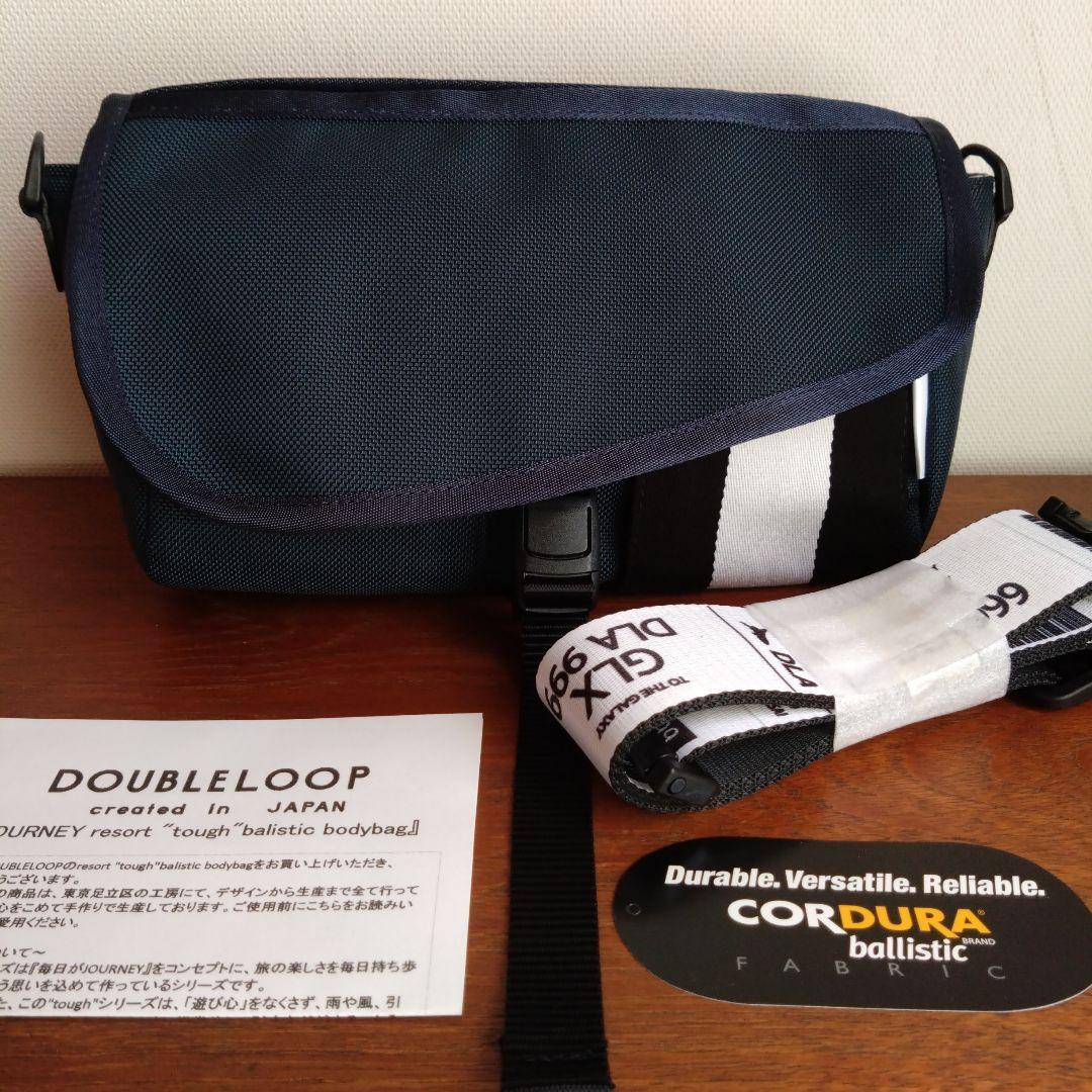 DOUBLELOOP　ダブルループ　ナイロン　ボディバッグ　日本製 DOUBLELOOP】Boarding ラムレザー×ナイロン BODY BAG | 藤巻百貨店