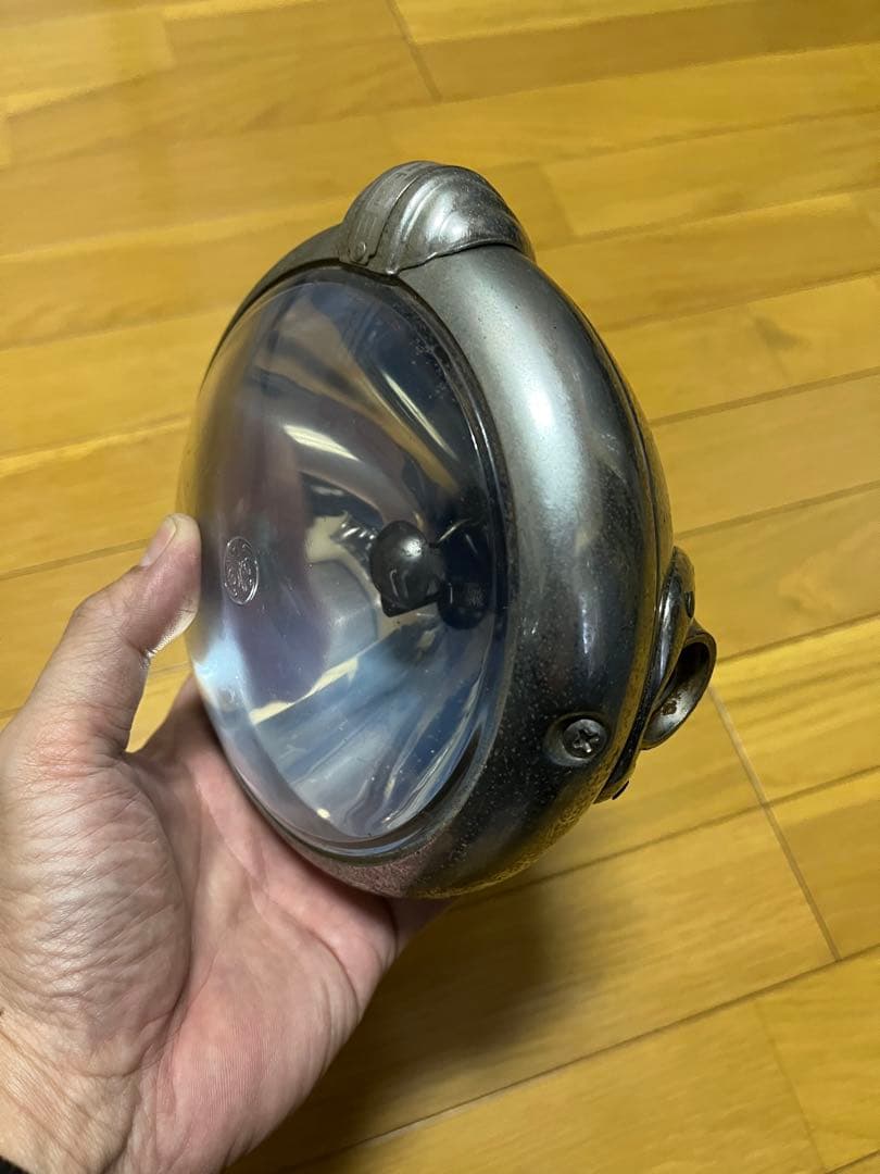 【ジャンク】UNITY ビンテージフォグランプ made in USA 年代物 UNITY H-1ビンテージフォグランプ4 5インチ アンバーレンズ