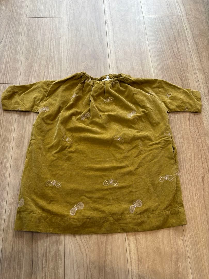 【美品】ミナペルホネン　choucho ワンピース　サイズ90 キッズ　ベビー服 item143050803301-1-2.jpg