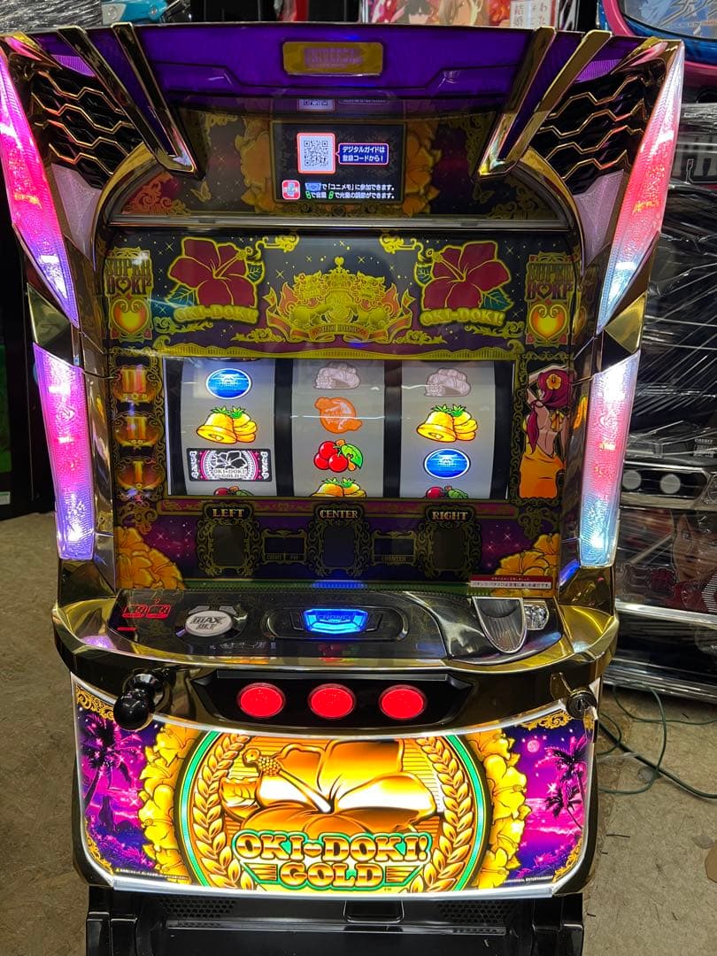 パチスロ実機　沖ドキGOLD 不要機付き Amazon | 沖ドキ！GOLD 中古パチスロ実機 (すぐに遊べる ゴールド