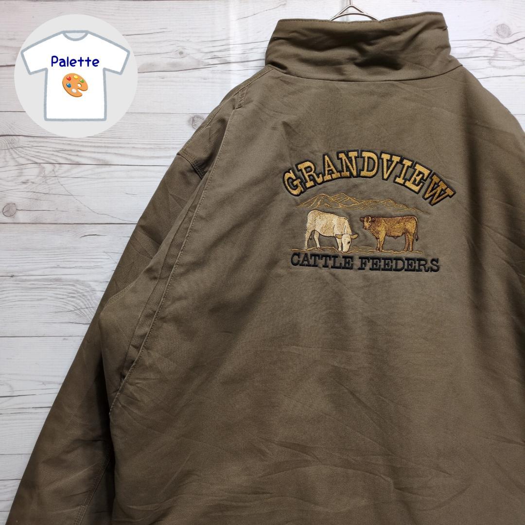 カーハート クイックダックジャケット 企業ロゴ 刺繍