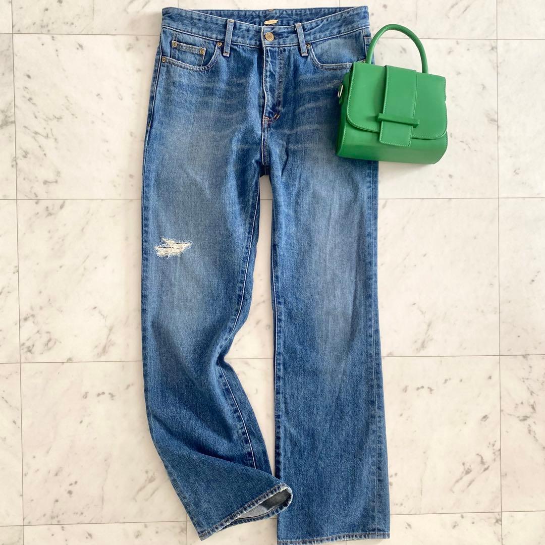 美品 ミューズドゥーズィエムクラス MONA バギーデニムパンツ 近年 M相当