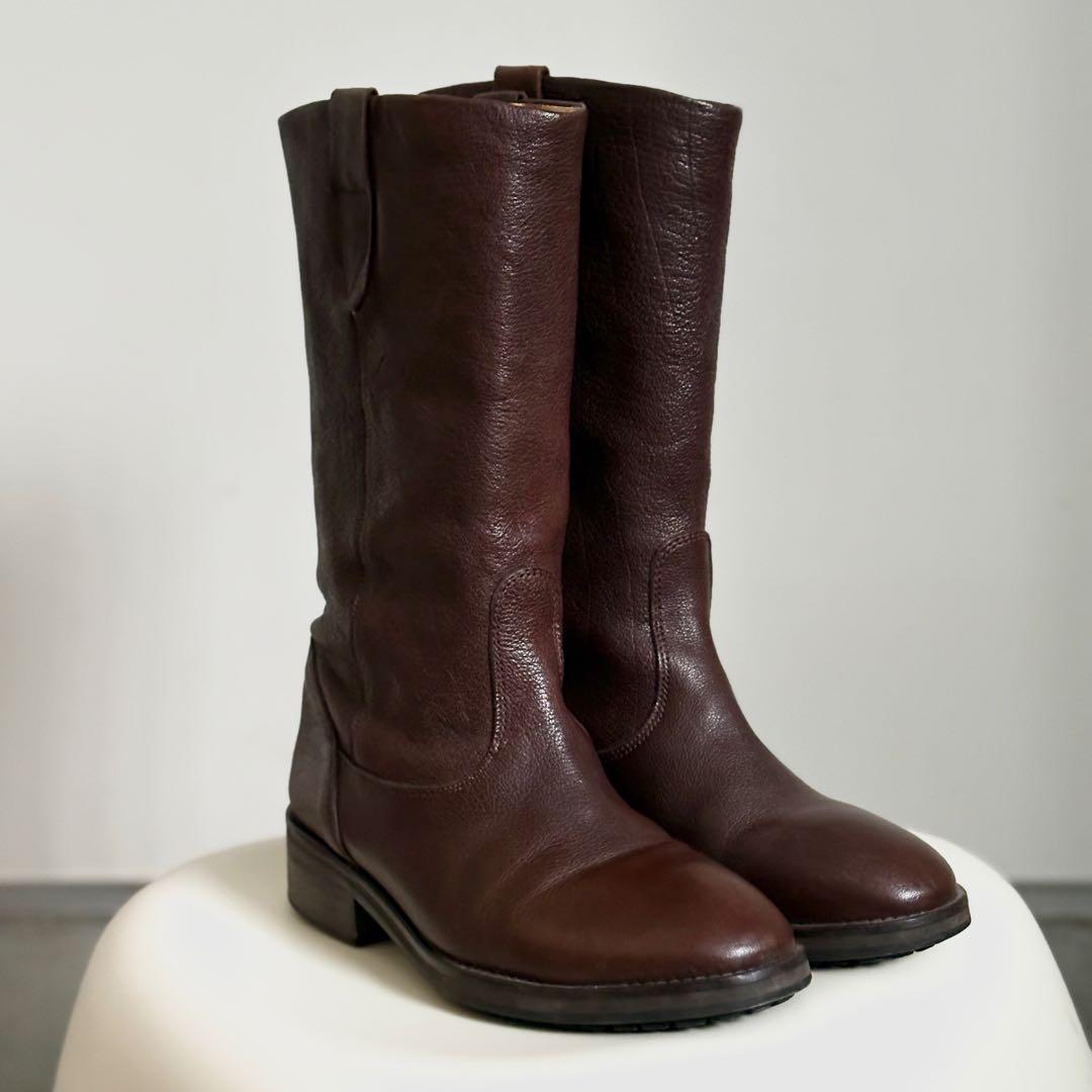 A.P.C レザーブーツ　ブラウン　美品 楽天市場】ブーツ（ブランドA.P.C.）（レディース靴｜靴）の通販