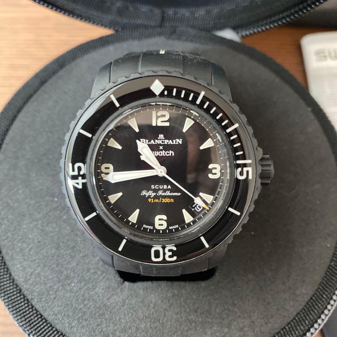 スウォッチ swatch メンズ ブランパン コラボ　フィフティファゾムス腕時計 スウォッチxブランパン「フィフティ ファゾムス」のコラボで、さらなる