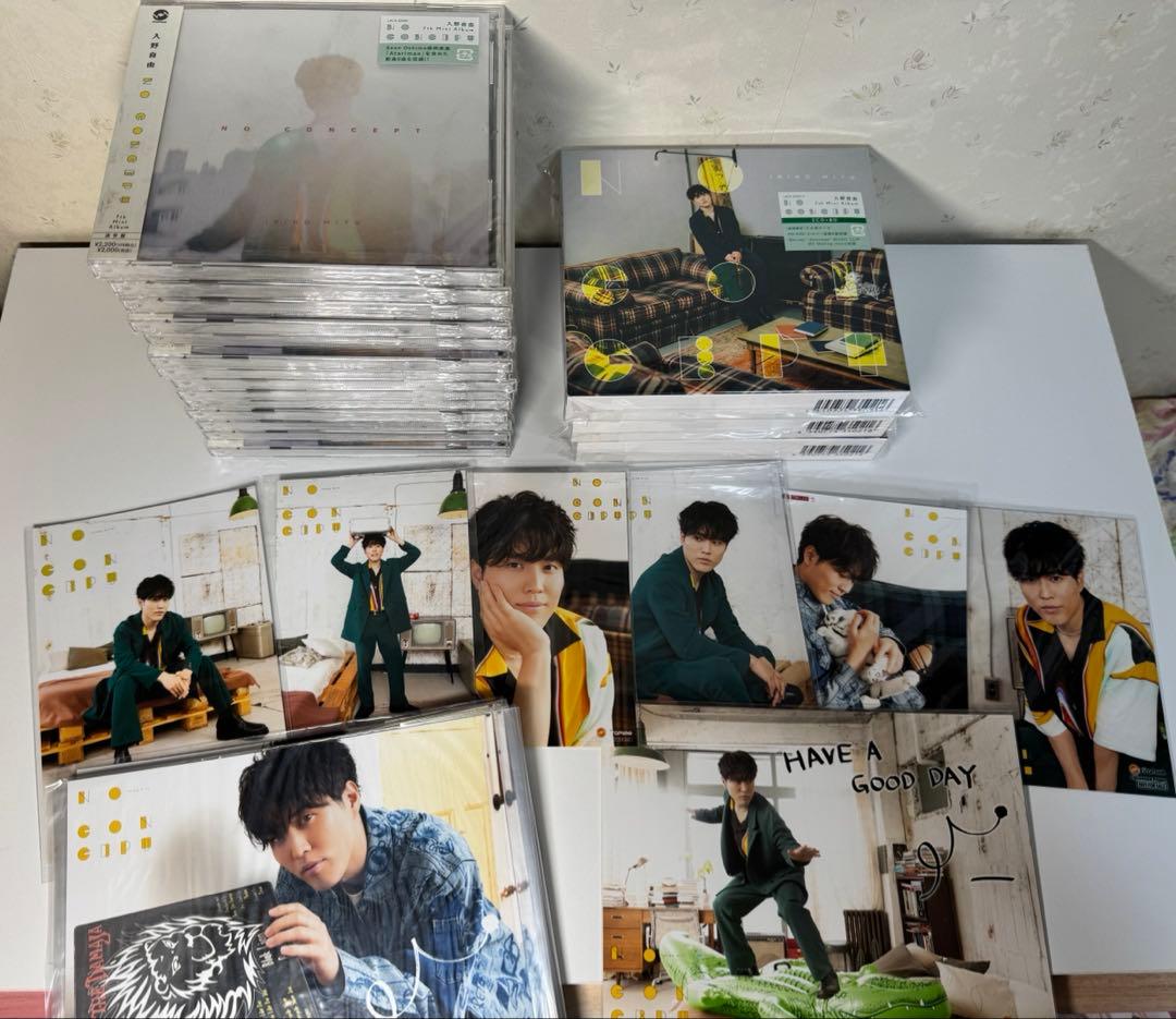 【店舗別特典ブロマイド付き】 入野自由 NO CONCEPT CD まとめ売り 2026年4月8日(水) #入野自由 ニューシングル 「驚きの子」特典絵柄一挙