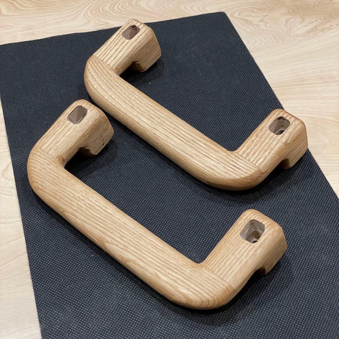 木製アシストグリップ(タモ) ハイエース　Aピラー用