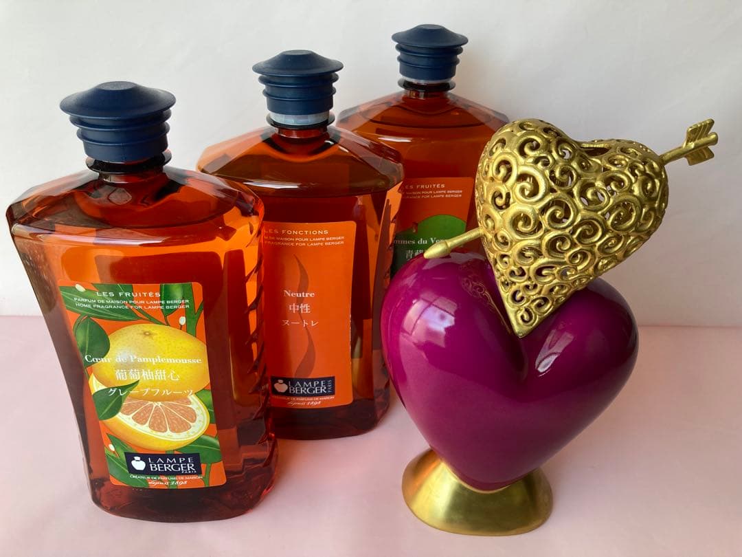 ランプベルジェ　ダブルハート　オイルセット