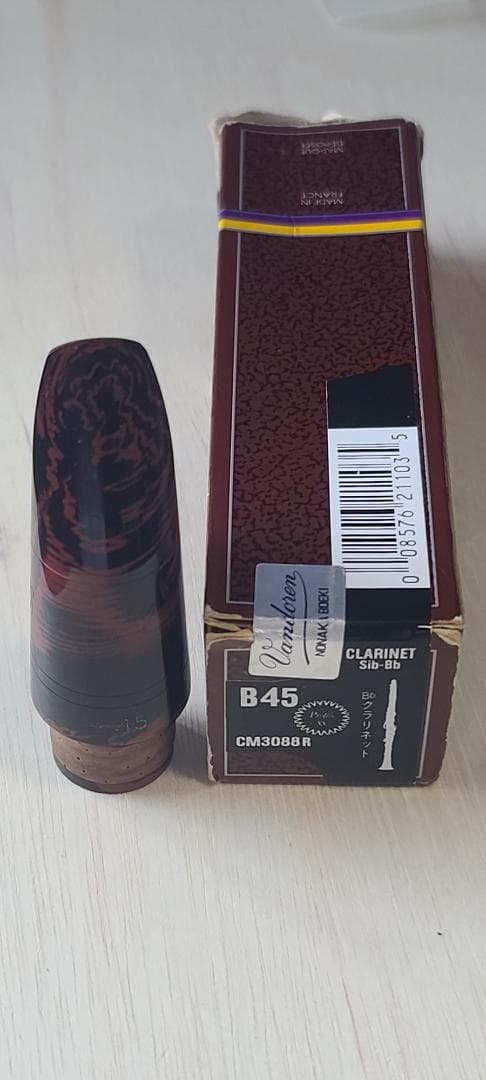バンドレン　B♭クラリネット　マウスピース　プロファイル　88 B45