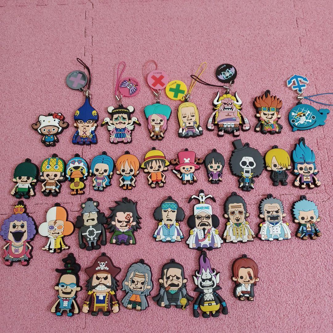 ワンピース　ラバーキーホルダー