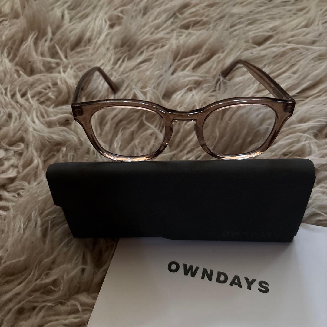 OWNDAYS 度付き調光レンズサングラスメガネ ケース付き