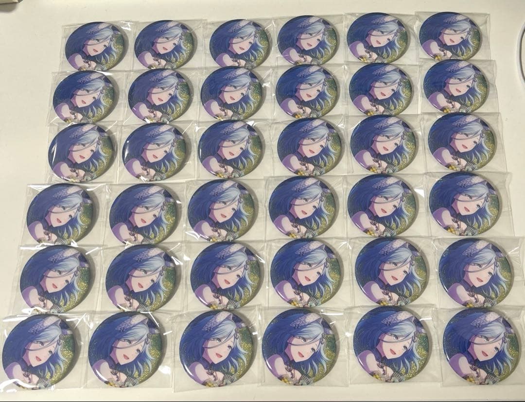 プロセカ グリ缶 12B 月うさぎ 日野森雫 36点セット 日野森雫 缶バッジ 3点セット バースデー 月うさぎ 12B プロセカ