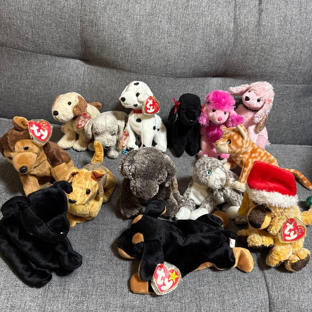 ty ⭐︎Beanie Babiesビーニーベイビーズ　犬　ねこ　ぬいぐるみ　大量 楽天市場】ビーニー（種類（動物）ネコ）（ぬいぐるみ｜ぬいぐるみ