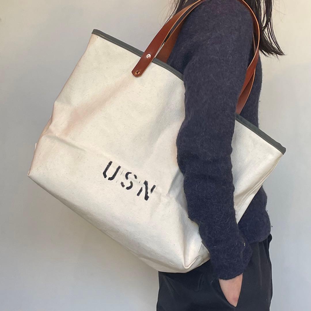 【ビンテージ】デッドストック　アメリカ軍　トートバッグ ミリタリー50s 60s