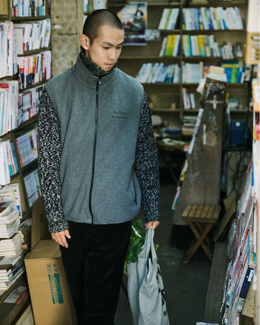 トップス ENNOY PROFESSIONAL FLEECE VEST (GRAY) 1200W-4515-IronGrey-0-