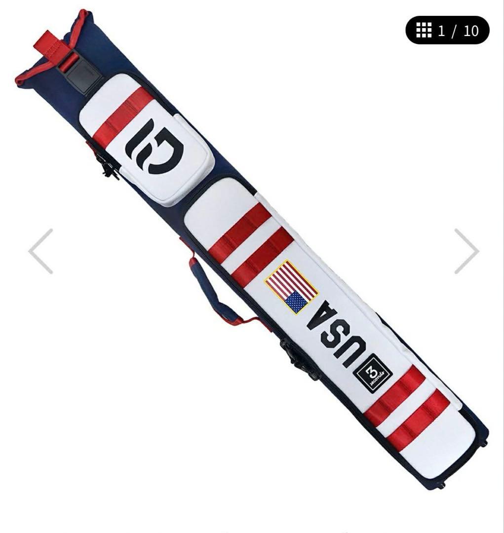 ビリヤードキューケース スリーセカンズ x ゴースト コラボ 3バット5シャフト billiards-fox_3seconds-cuecase