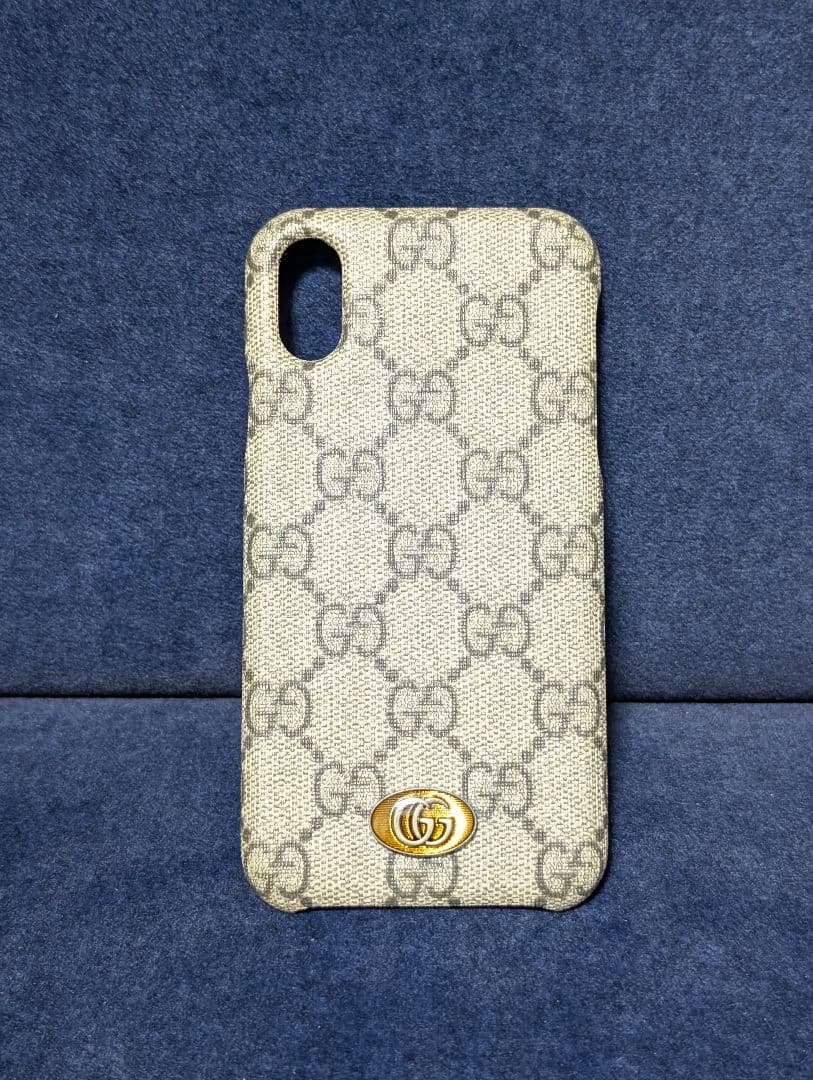 GUCCI GGパターン iPhone X ケース - メルカリ