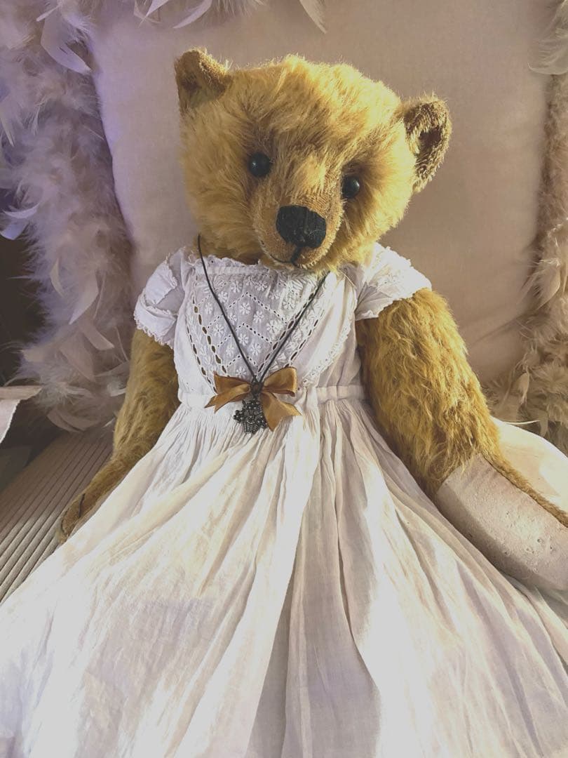 美品フォーゲットミーノットベア　JOYさん フォーゲットミーノットベア（ジョイ） 20cm（座って15cm）の通販