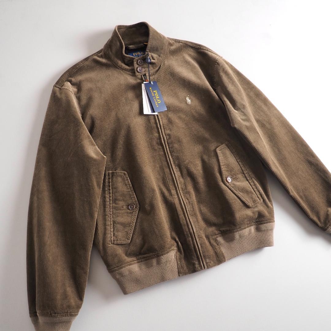 ラルフローレン 新品未使用 スイングトップ ブラウン コーデュロイ裏地