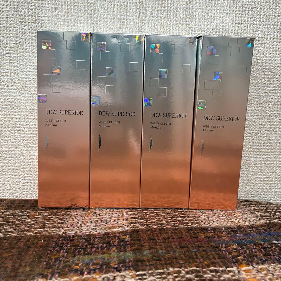 DEW スペリア　ウォッシュクリーム 洗顔料 4個セット