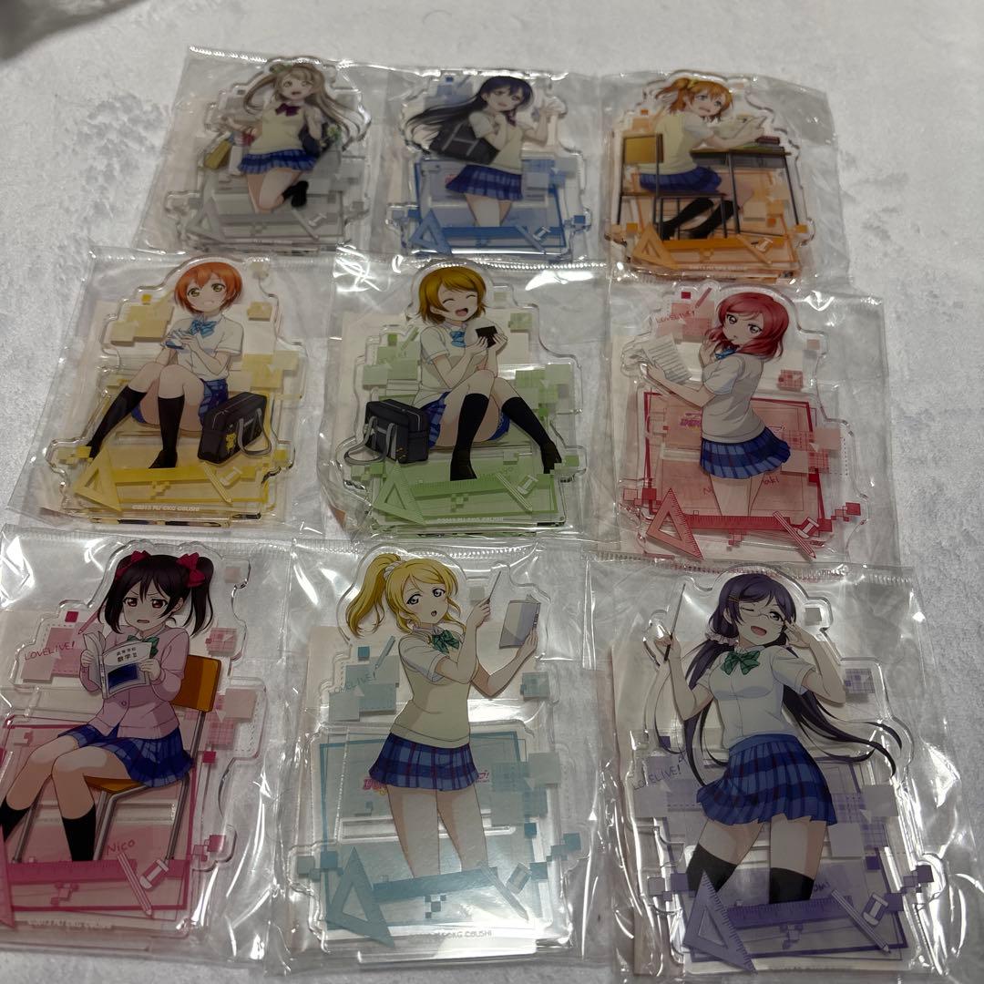 ラブライブ μ's アクリルスタンド アイドル衣装 ラブライブ！スクールアイドルフェスティバル きらりんアクリル