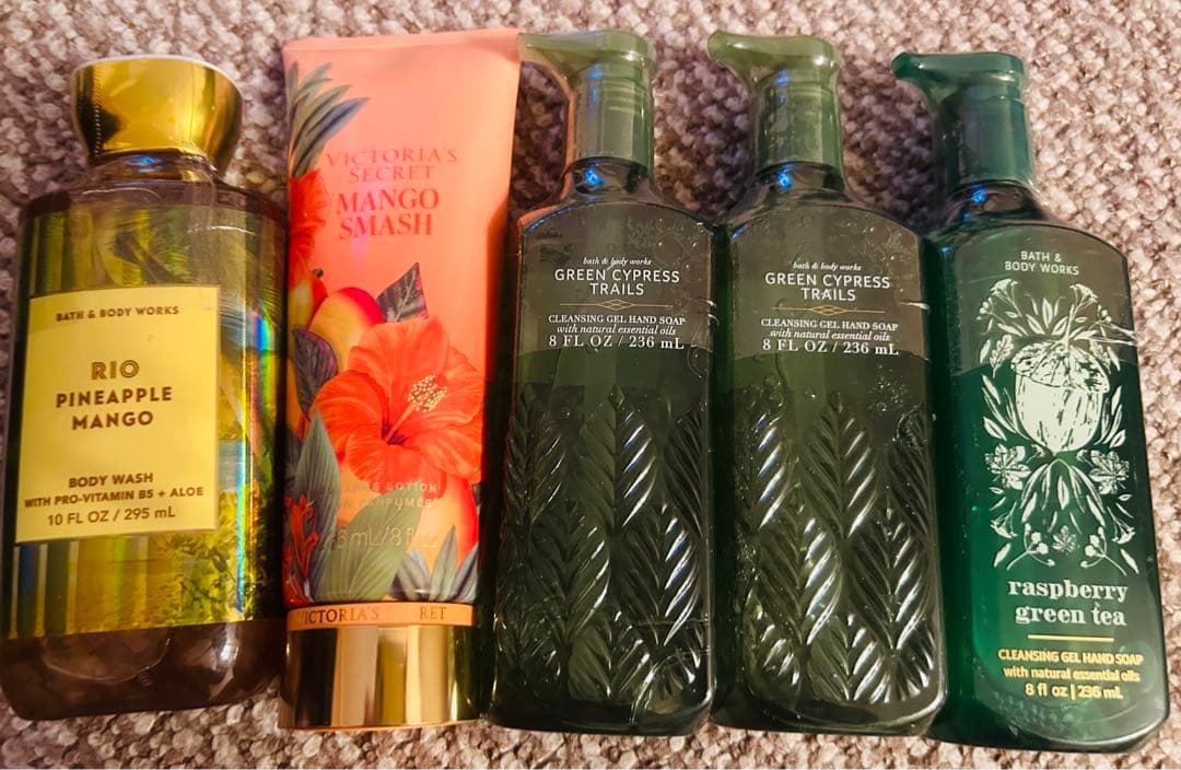新品バスアンドボディワークスハンドソープ 3本ボディソープビクトリアシークレット