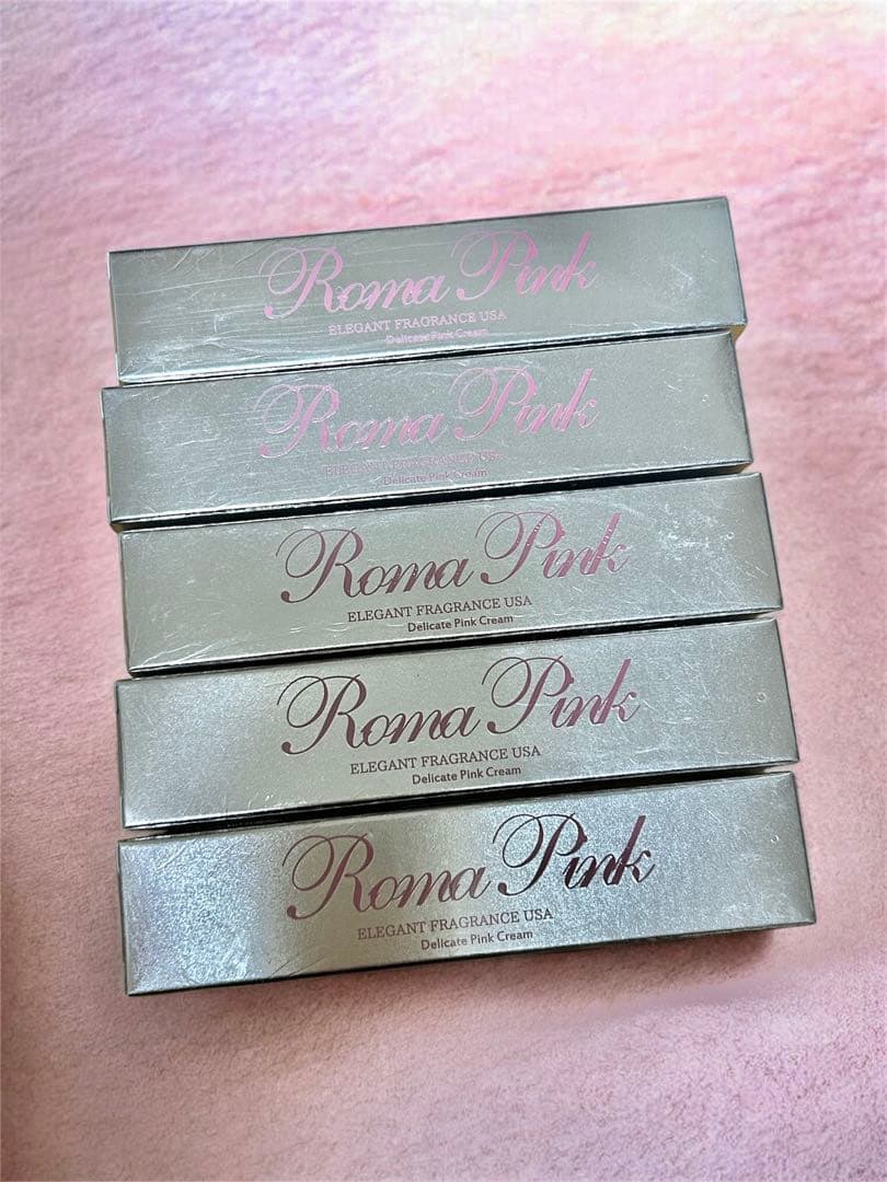 ローマピンク ボディ アフタークリーム シルバー